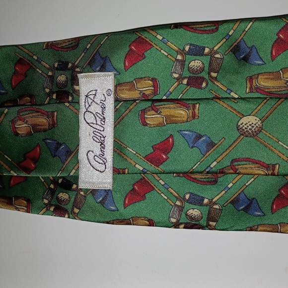 Vintage Arnold Palmer Golf Tie - Picture 2 of 2
